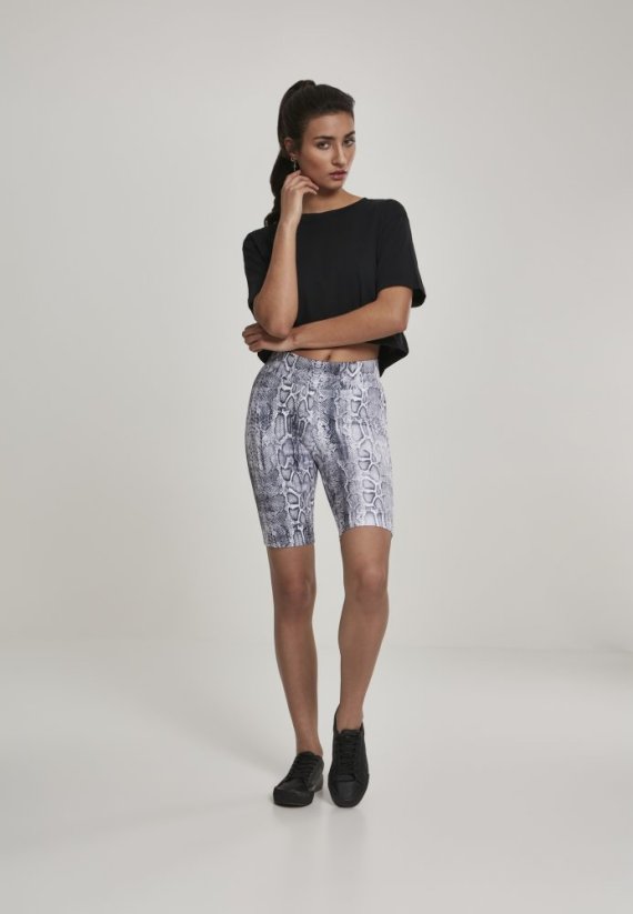 Ladies Cycle Pattern Shorts - snake