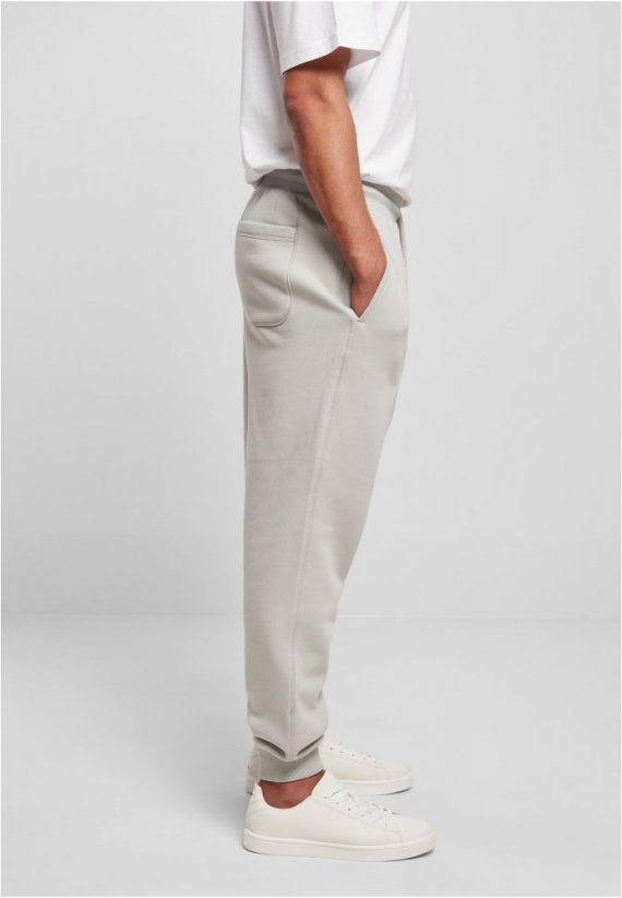 Męskie spodnie dresowe Urban Classics Basic Sweatpants - jasnoszary