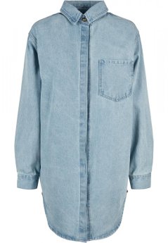 Ladies Oversized Denim Shirt Dress