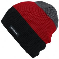 Pánska čiapka Horsefeathers Matteo - červená, čierna, šedá