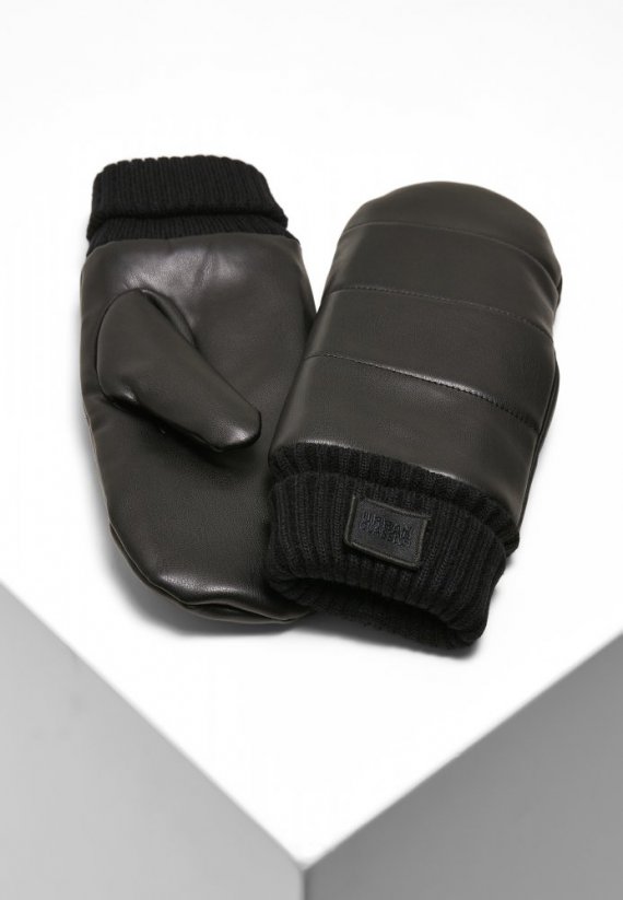 Rękawiczki Urban Classics Puffer Imitation Leather Gloves