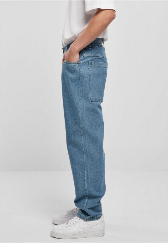 Pánske jeansy Southpole Spray Logo Denim - retro modré