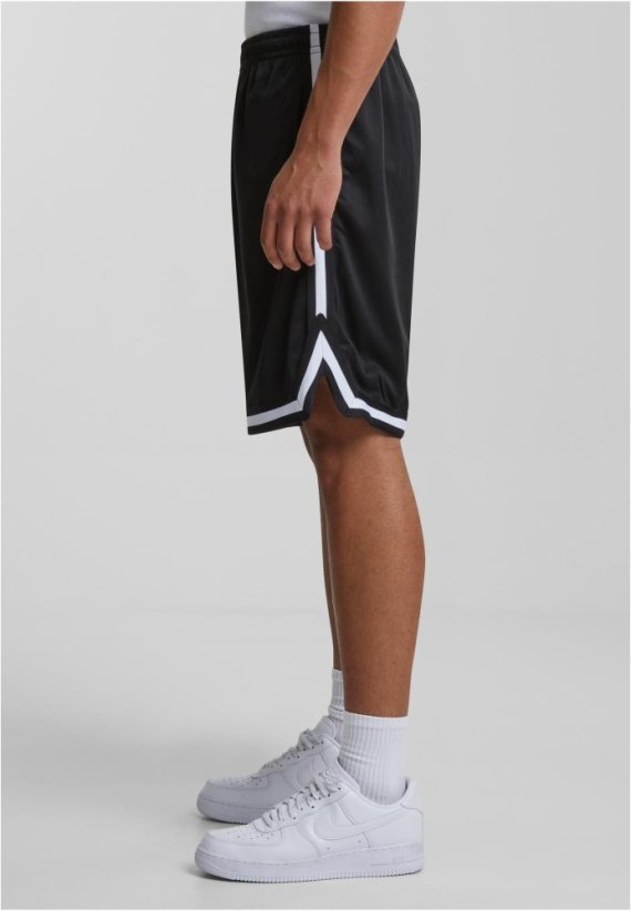 Stripes Mesh Shorts blkredwht XL - blkblkwht