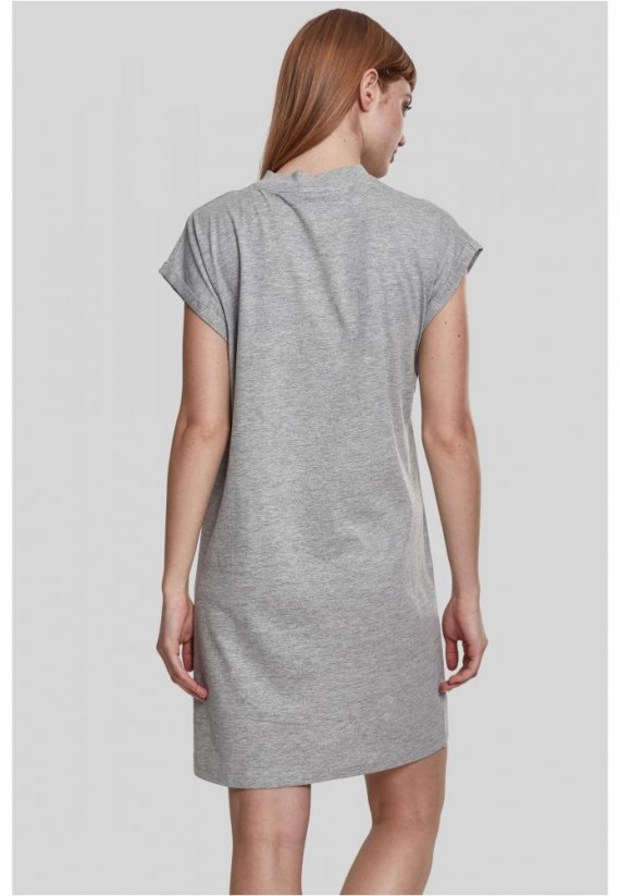 Ladies Turtle Extended Shoulder Dress - grey