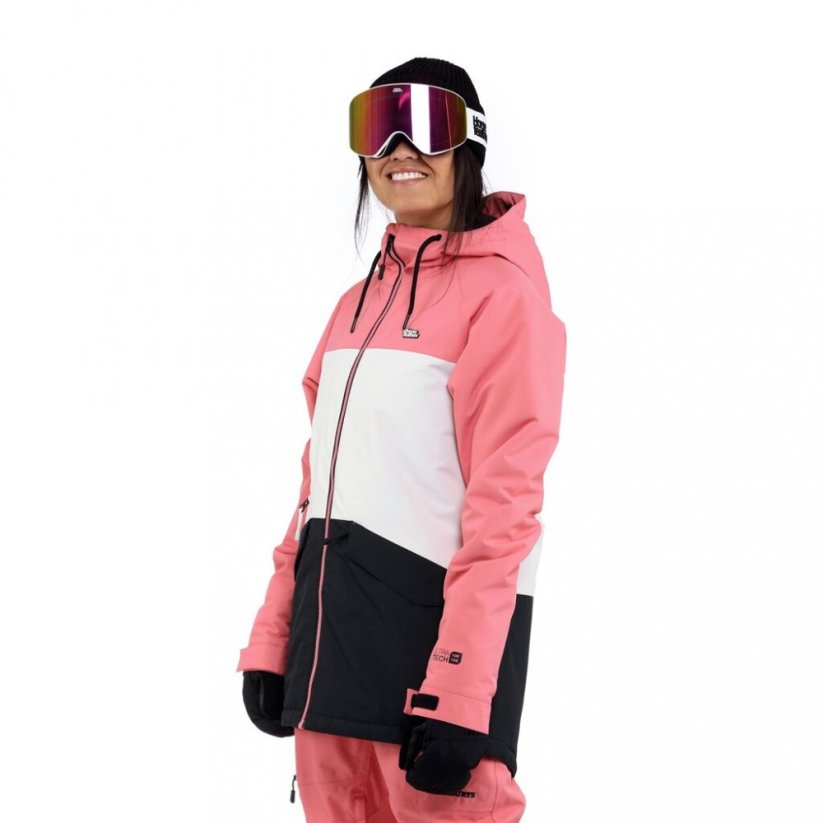 Damska zimowa snowboardowa kurtka Horsefeathers Arianna - różowa