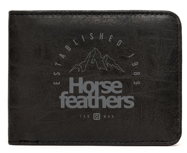 Čierna pánska peňaženka Horsefeathers Gord