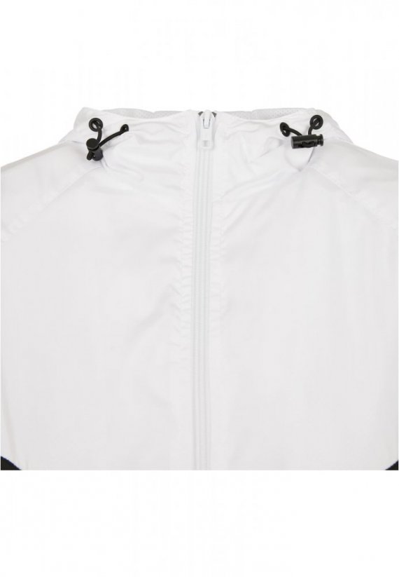 Damska kurtka wiosenno-jesienna Urban Classics Ladies Arrow Windbreaker - biały, czarny