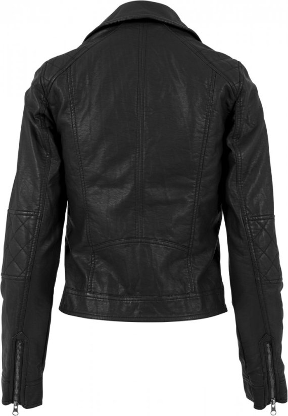 Bunda Urban Classics Ladies Leather Imitation Biker Jacket
