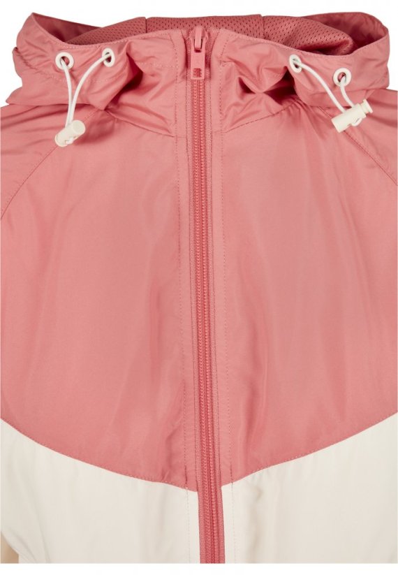 Růžovo béžová dámská jarní/podzimní bunda Urban Classics Ladies Arrow Windbreaker