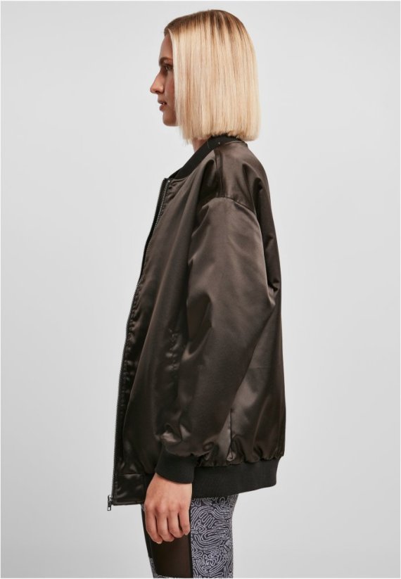 Dámská bomber bunda Urban Classics Oversized - černá
