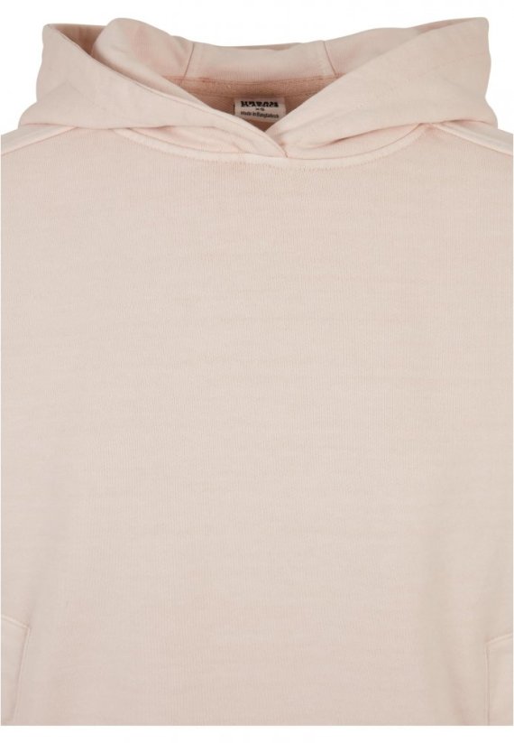 Ružová dámska mikina Urban Classics Heavy Terry Garment Dye