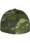 Zeleně maskáčová pánská kšiltovka Urban Classics Flexfit Multicam®