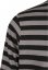 Šedo/Černé pánské tričko s dlouhým rukávem Urban Classics Regular Stripe LS