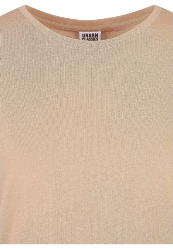 Ladies Extended Shoulder Tee - unionbeige