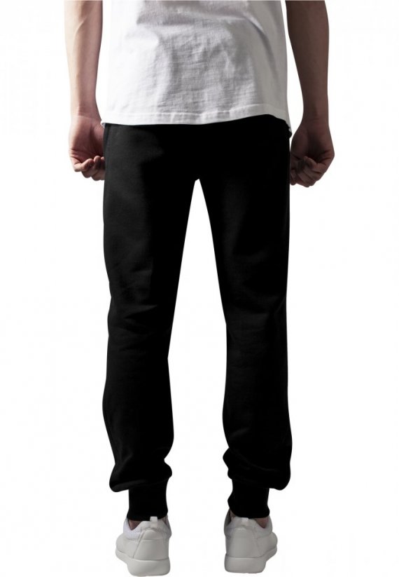 Tepláky Urban Classics Straight Fit Sweatpants - black