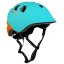 Spokey CHERUB Dětská cyklistická přilba IN-MOULD, 44-48, modro-oranžová