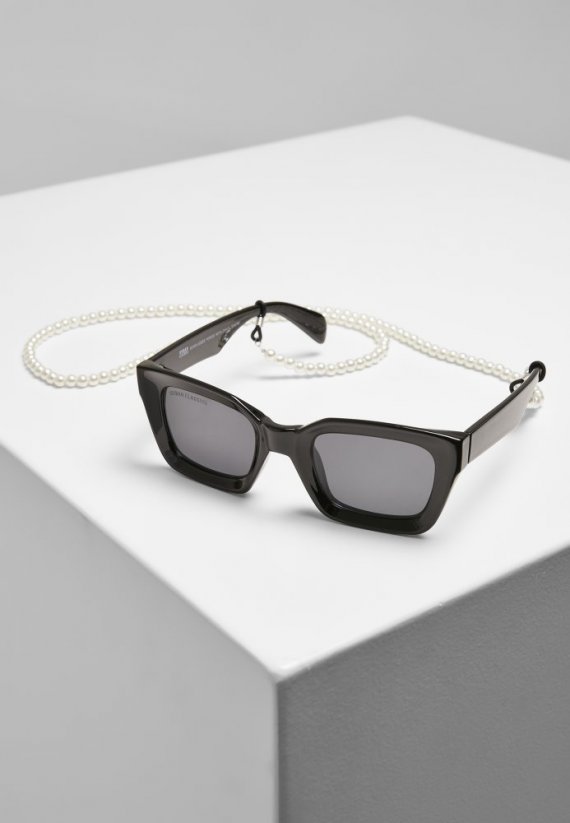 Sunglasses Poros With Chain - black/black