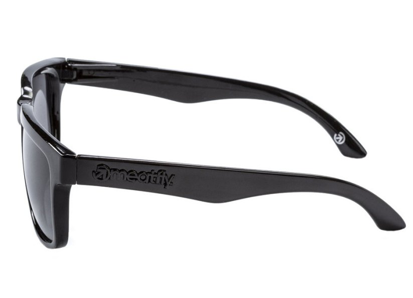 Słoneczne okulary Meatfly Memphis black glossy