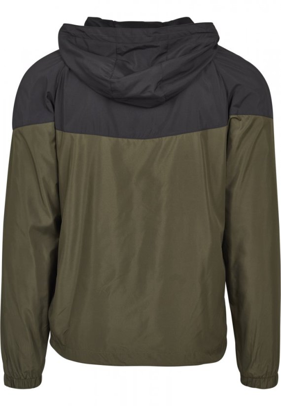2-Tone Tech Windrunner - blk/darkolive