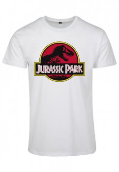 Jurassic Park Logo Tee - white