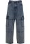 Tapered Heavy Ounce Baggy Cargo Jeans dirty washed 44 - black washed