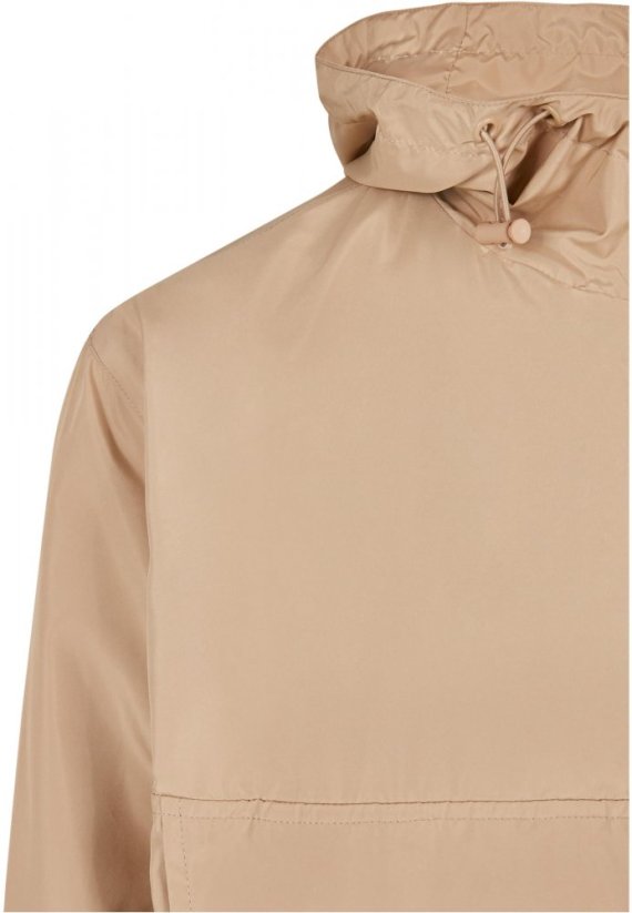 Světle hnědá pánská bunda Urban Classics Basic Pull Over Jacket