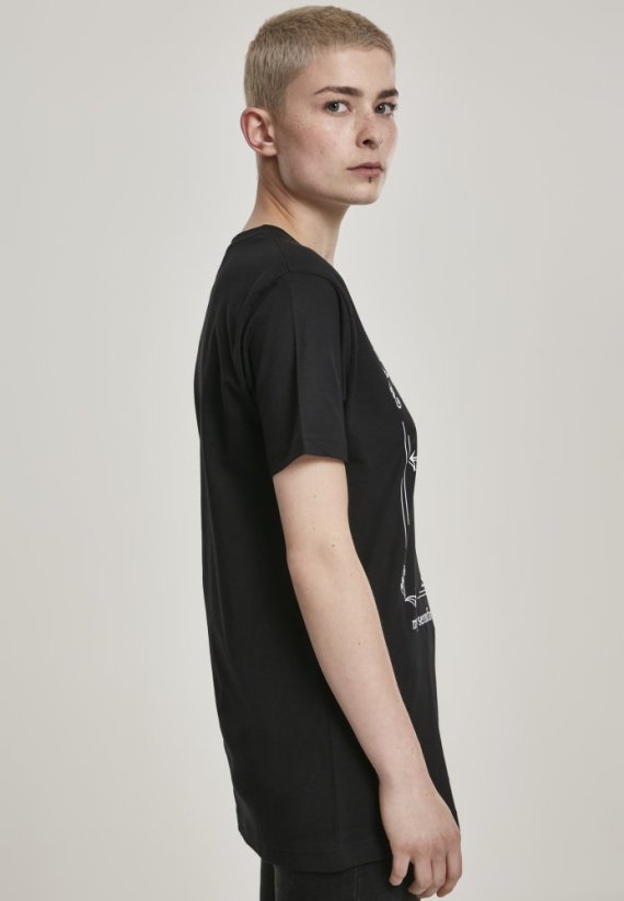 Tričko Urban Classics Ladies F-Word Tee - black