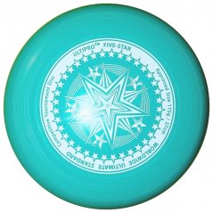 Frisbee UltiPro FiveStar - turkusowy, biały