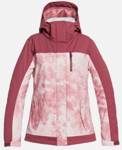 Bunda Roxy Jetty Block silver pink tie dye