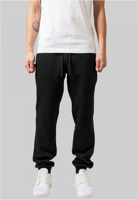 Pánské tepláky Urban Classics Basic Sweatpants - černé