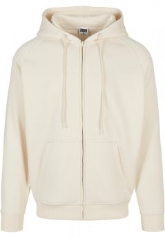 Mikina Urban Classics Zip Hoody - whitesand