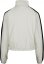 Bunda Urban Classics Ladies Short Striped Crinkle Track Jacket - white/black
