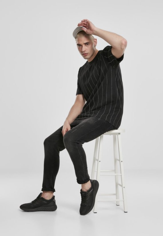 Pánske tričko Urban Classics Oversized Pinstripe