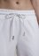Ladies Button Up Track Pants - wht/blk/wht
