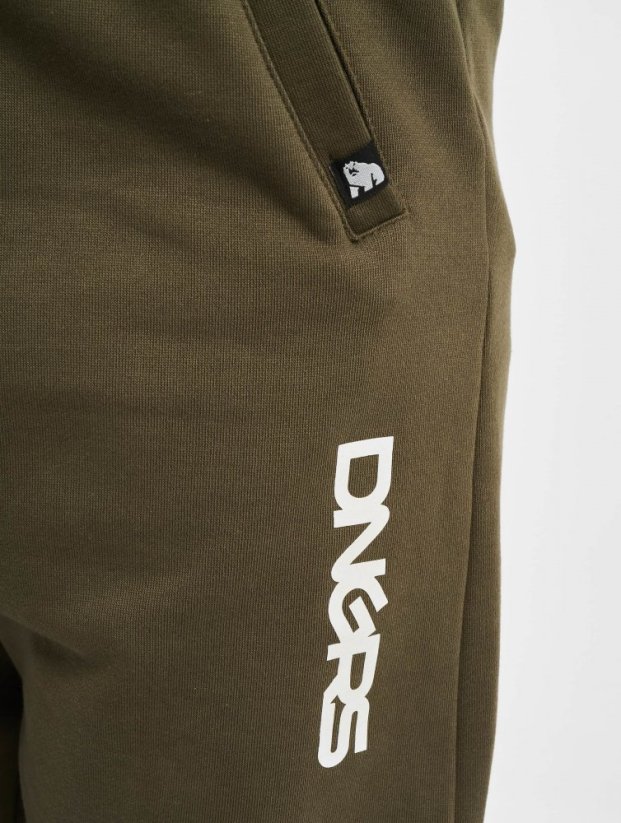 Spodnie dresowe Dangerous DNGRS / Sweat Pant Soft Dream Leila Ladys Logo in olive