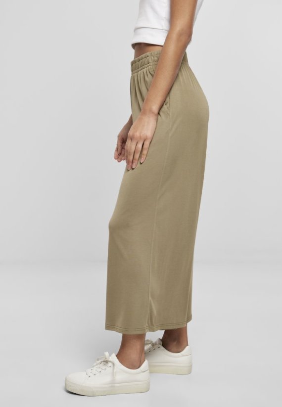 Kalhoty Urban Classics Ladies Modal Culotte - khaki