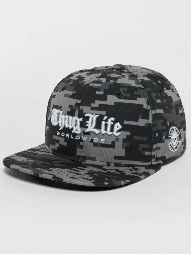 Thug Life / Snapback Cap Digital in camouflage