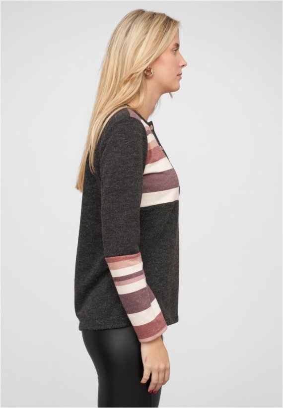 Sweater mit Knopfleiste