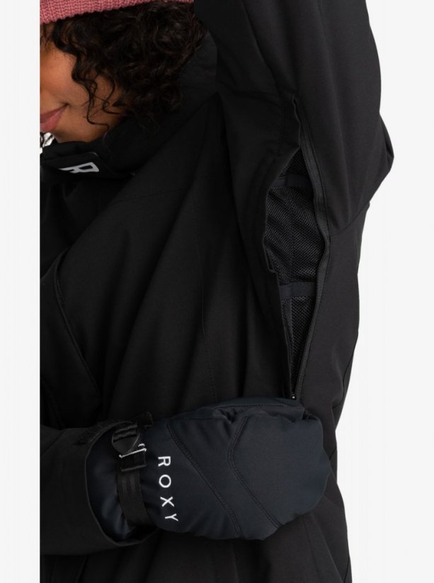 Černá zimní snowboardová dámská bunda Roxy Galaxy