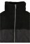 Čierny dámsky sherpa kabát Urban Classics Oversized Quilted