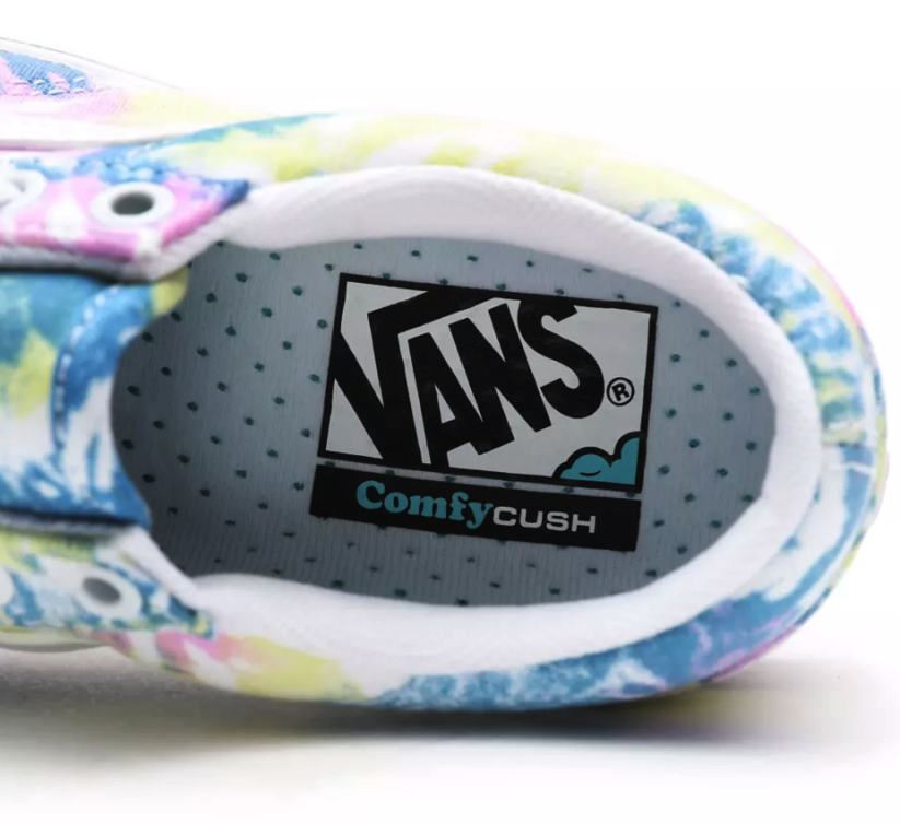 Boty Vans Comfycush Old Skool tie dye orchid/true white