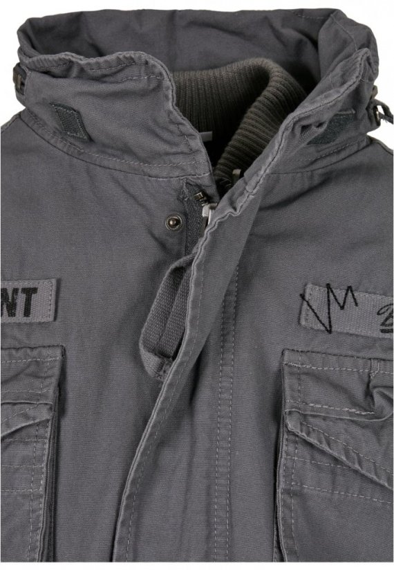 Pánska zimná bunda Brandit M-65 Giant - šedá - Veľkosť: XL