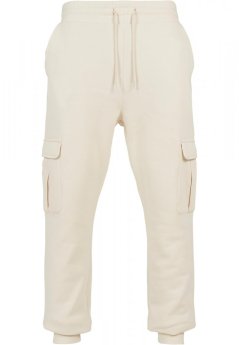 Pánské tepláky Urban Classics Cargo Sweatpants - pískově bílé