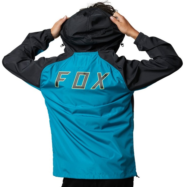 Pánská bunda Fox Leed Windbreaker maui blue - Velikost: M