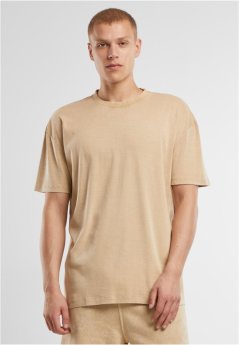 Washed Rib Tee - unionbeige