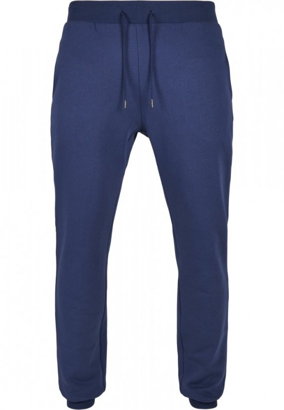 Pánske tepláky Urban Classics Organic Basic Sweatpants - tmavo modré