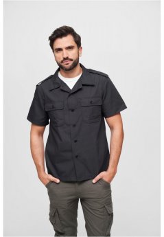 Pánská košile Brandit US Hemd Ripstop 1/2 - černá