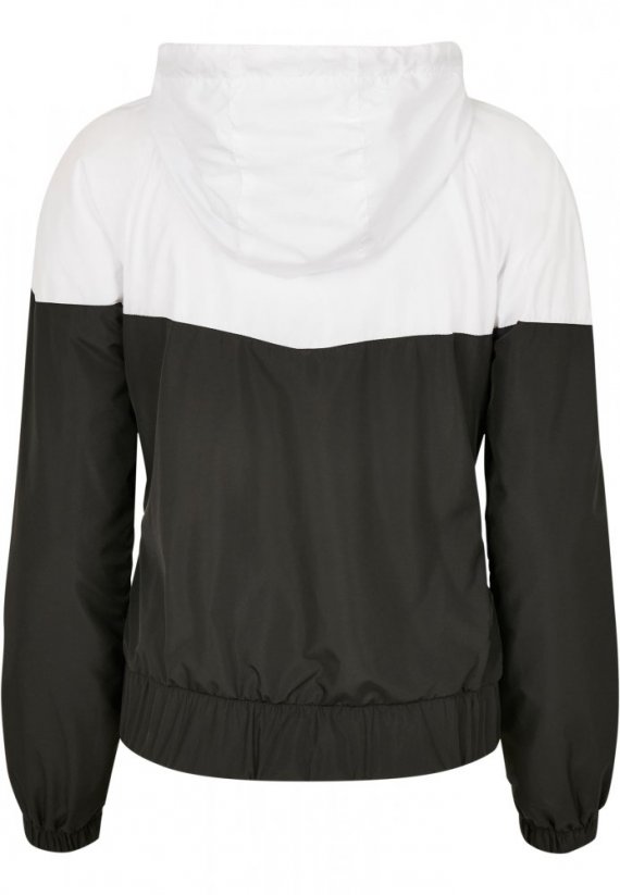 Damska kurtka wiosenno-jesienna Urban Classics Ladies Arrow Windbreaker - biały, czarny