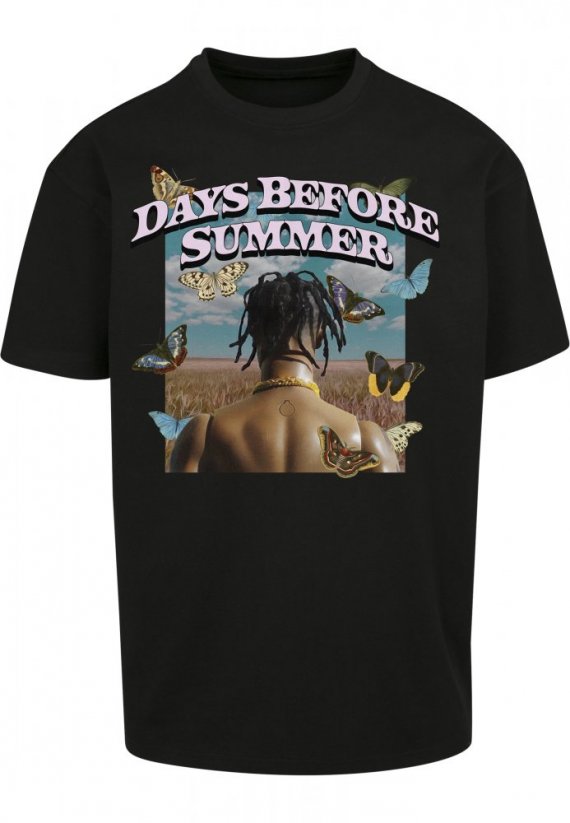 Pánske tričko Mister Tee Days Before Summer Oversize Tee - čierne