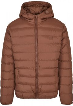 Męska kurtka zimowa Urban Classics Basic Bubble - brąz